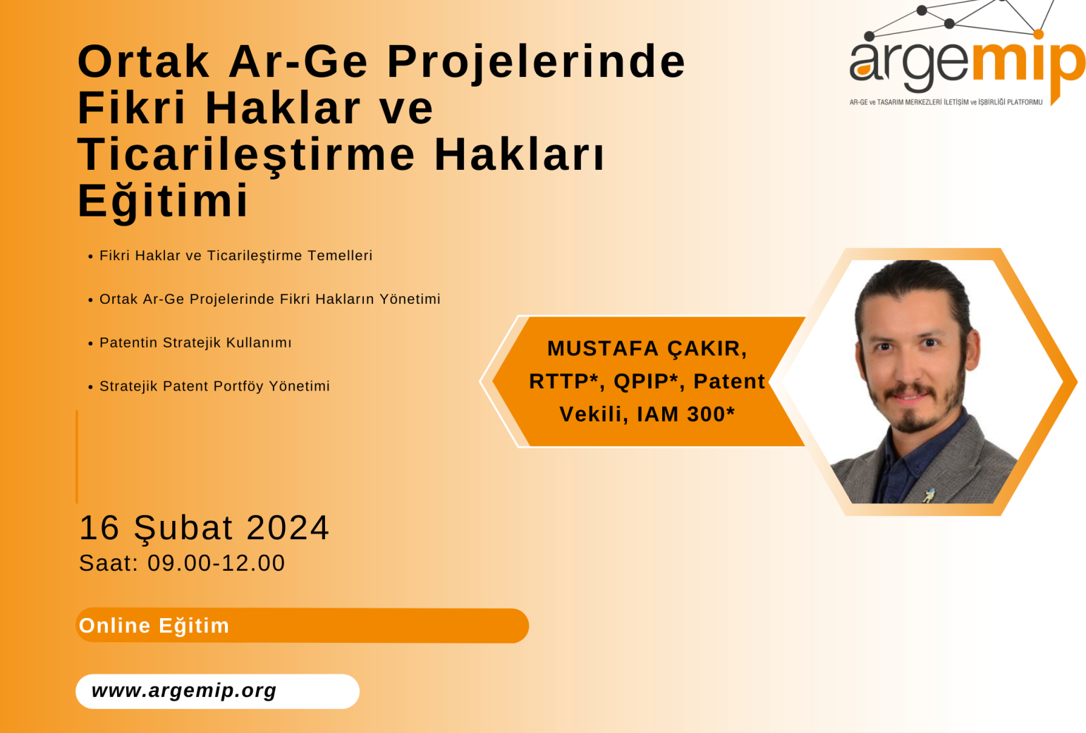 Ortak Ar-Ge Projelerinde Fikri Haklar ve Ticarileştirme Hakları Eğitimi