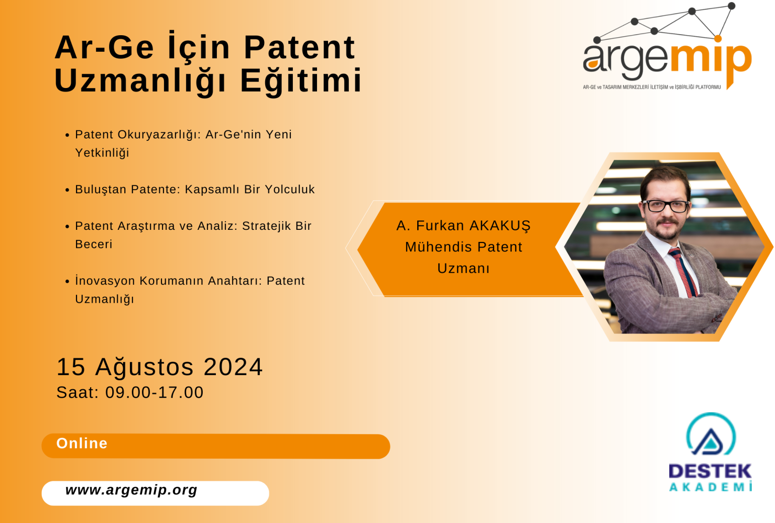 Ar-Ge İçin Patent Uzmanlığı Eğitimi