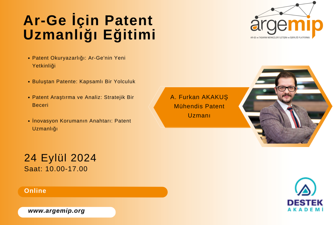 Ar-Ge İçin Patent Uzmanlığı Eğitimi