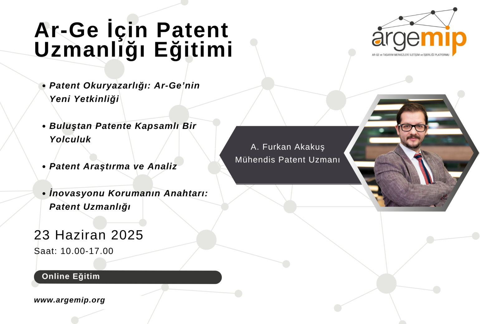 Ar-Ge İçin Patent Uzmanlığı Eğitimi