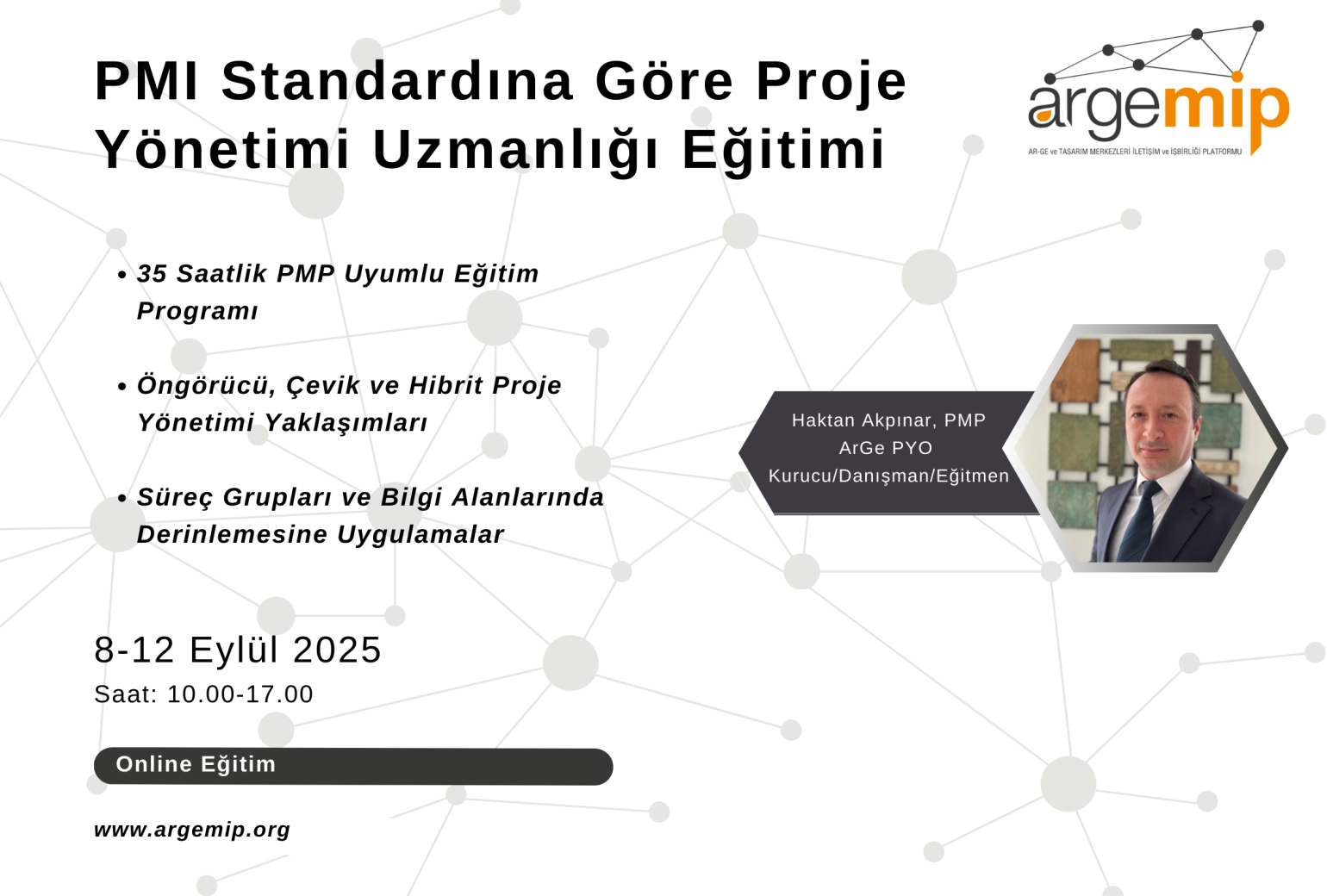 PMI Standardına Göre Proje Yönetimi Uzmanlığı Eğitimi