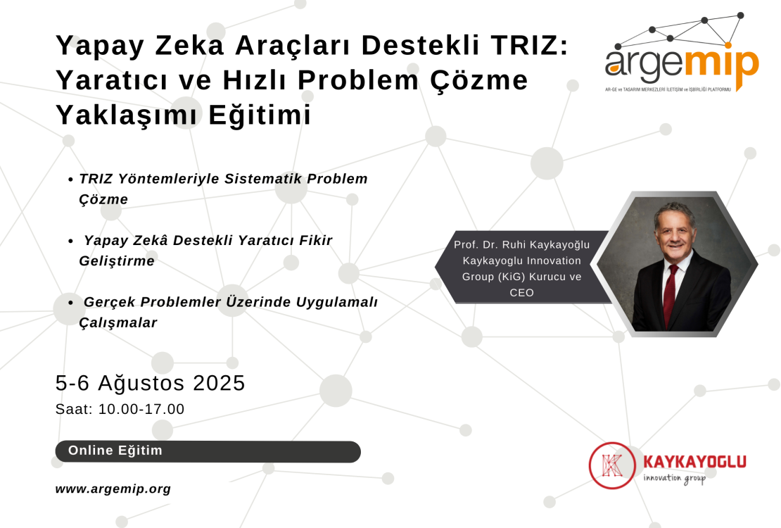 Yapay Zeka Araçları Destekli TRIZ: Yaratıcı ve Hızlı Problem Çözme Yaklaşımı Eğitimi