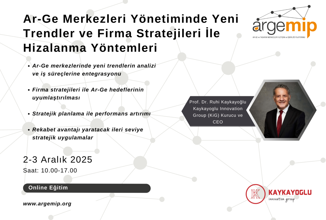 Ar-Ge Merkezleri Yönetiminde Yeni Trendler ve Firma Stratejileri İle Hizalanma Yöntemleri